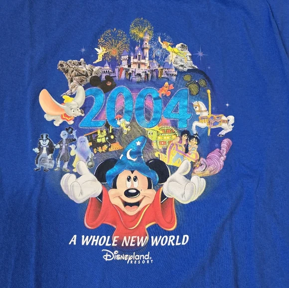 Vintage 2004 Disneyland Resort T-Shirt Size Medium - Picture 2 of 4